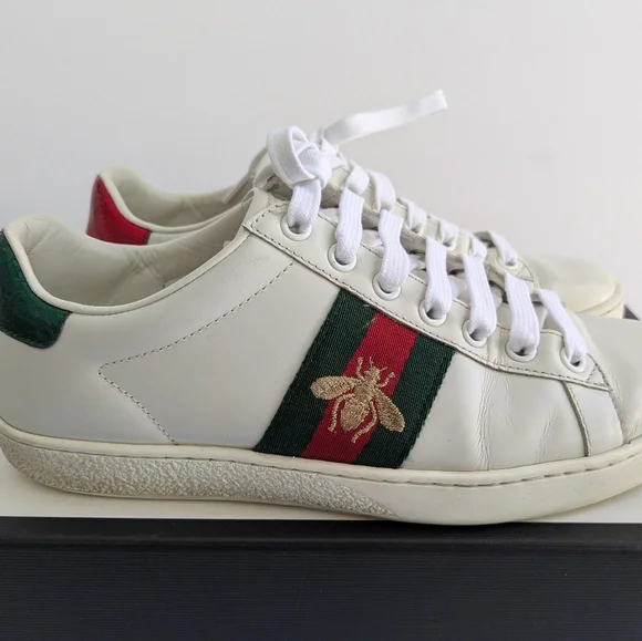 Gucci Ace Low Top Bee Sneakers EU 36 - Picture 6 of 14